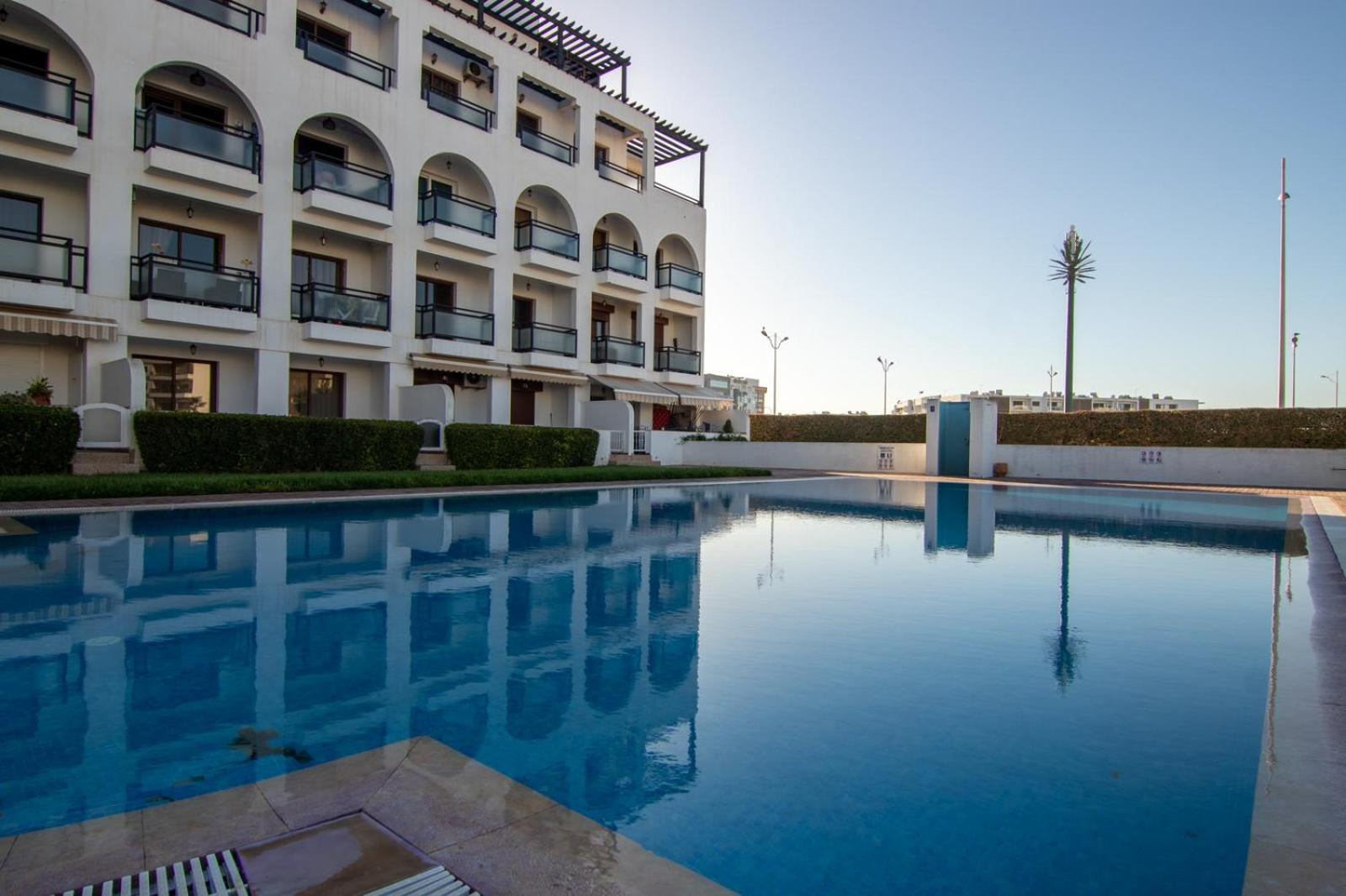 Prime Apt Near Beach With Pool, Amenities, Activities Deals Agadir Bagian luar foto